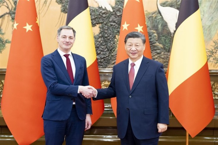 Xi, Belçika Başbakanı De Croo'la Beijing'de görüştü