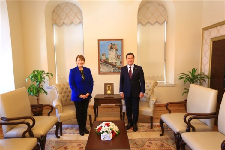 Başkan Aras, Birleşik Krallık Ankara Büyükelçisi Morris'i ağırladı