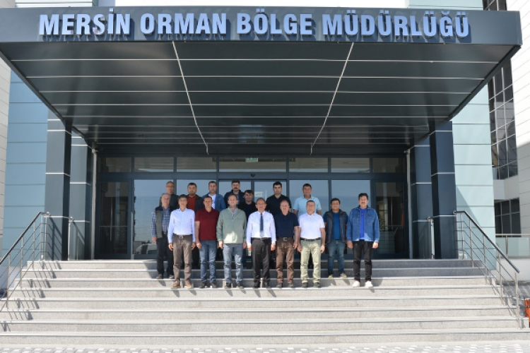 Isparta Orman Bölge Müdürlüğü teknik ekibi, Mersin OBM'yi ziyaret eti