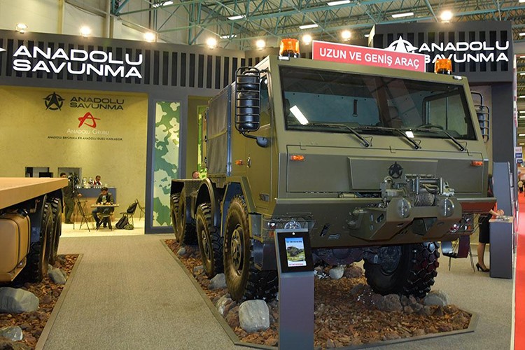 Anadolu Savunma, taktik tekerlekli araç modelleri ile IDEF'te