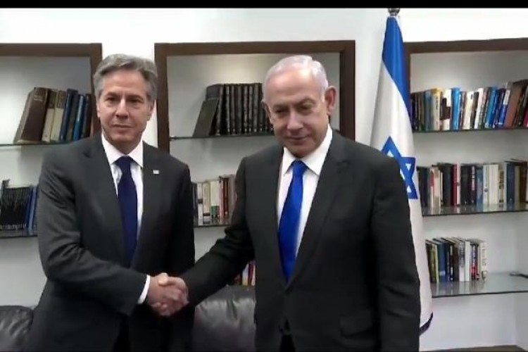 ABD Dışişleri Bakanı Antony Blinken Tel Aviv'de