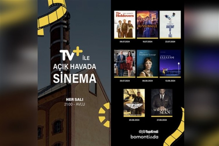 Yazın coşkusu TV+'la açık hava sinemasında yaşanacak