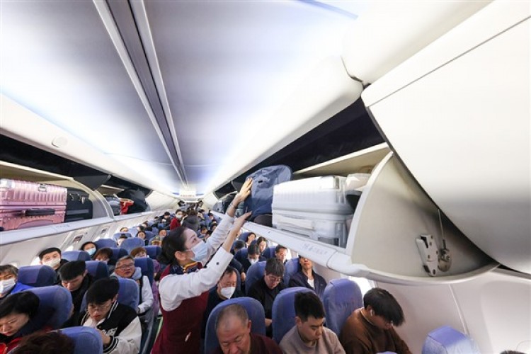 Çin'de sivil havacılıkta bugün 2 milyon 250 bin yolcu taşınacak