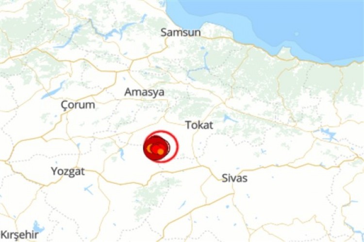 Tokat'ta 4.4 büyüklüğünde deprem