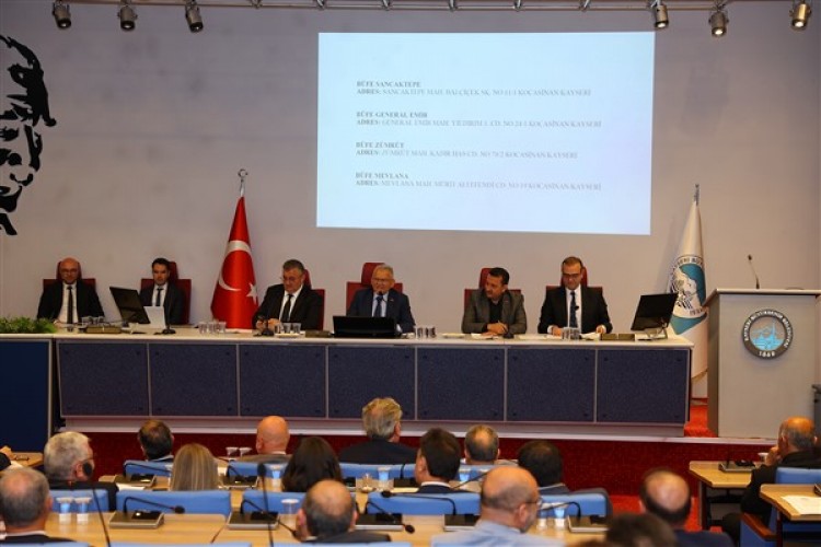 Kayseri Büyükşehir Belediye Meclisi yoplandı