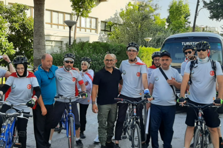 Rumi Görme Engelliler Derneği Üyeleri, KKTC'de pedal çevirdi