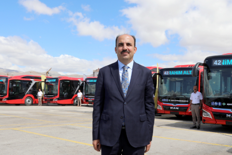 Konya'da 102 milyon 415 bin 205 yolcuya hizmet verildi