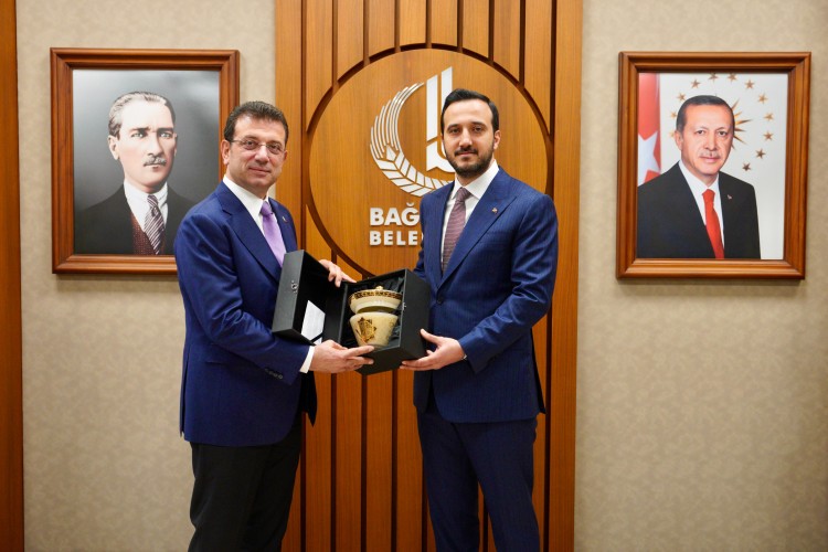 İmamoğlu'ndan Bağcılar Belediye Başkanı Özdemir'e ziyaret
