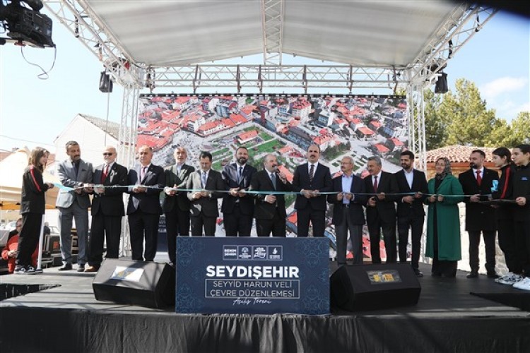 Seyyid Harun Veli Çevre Düzenlemesi'nin ikinci etabı açıldı