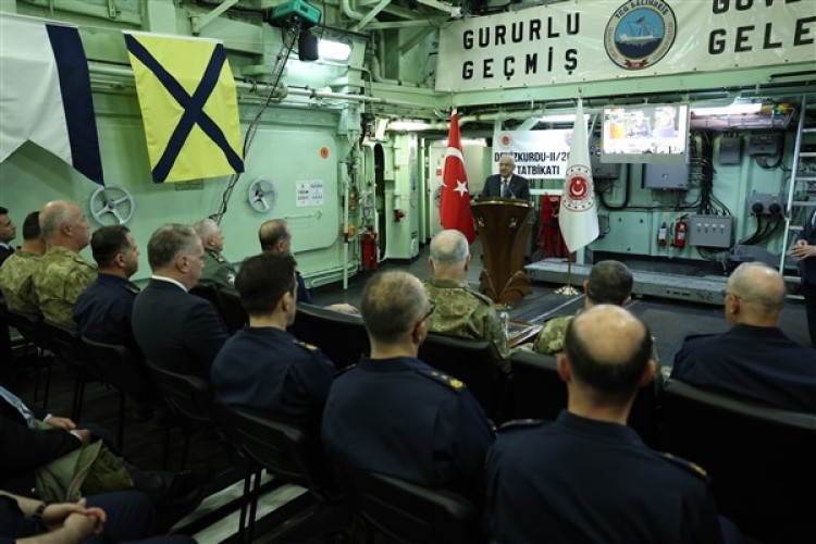 Bakan Güler, Denizkurdu-2/24 Tatbikatı'na katıldı