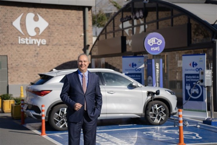 CarrefourSA E-şarj yatırımlarına devam ediyor