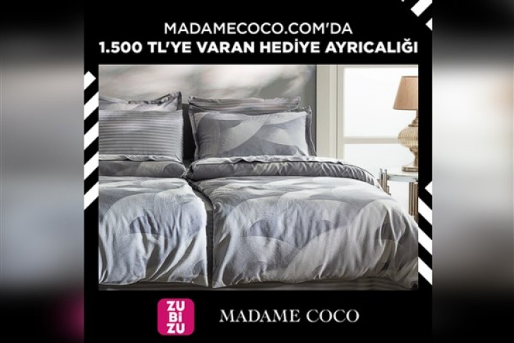 ZUBİZU üyelerine Madame Coco'dan bin 500 TL'ye varan hediye ayrıcalığı