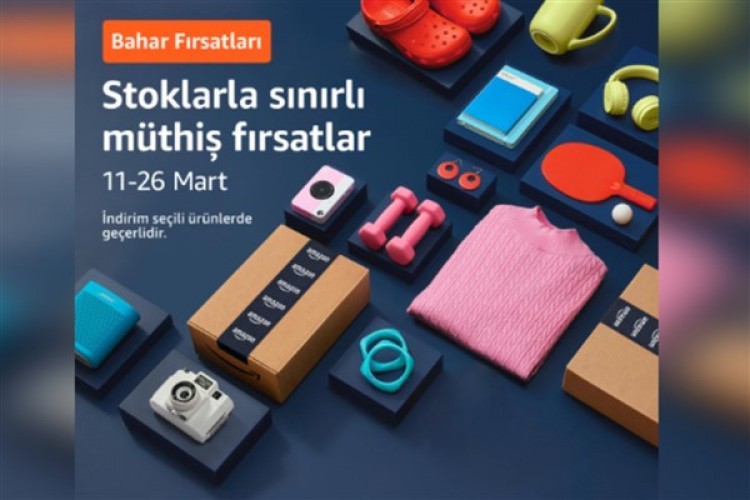 Amazon Türkiye'nin "Bahar Fırsatları" kampanyasında son iki gün
