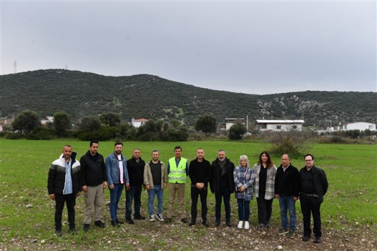 İzmir Büyükşehir Belediyesi, arazilerini üretime kazandırdı