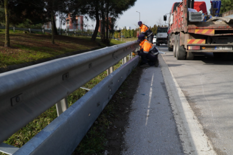 İBB'nin Motorcu Dostu Bariyer uygulaması çalışmaları devam ediyor