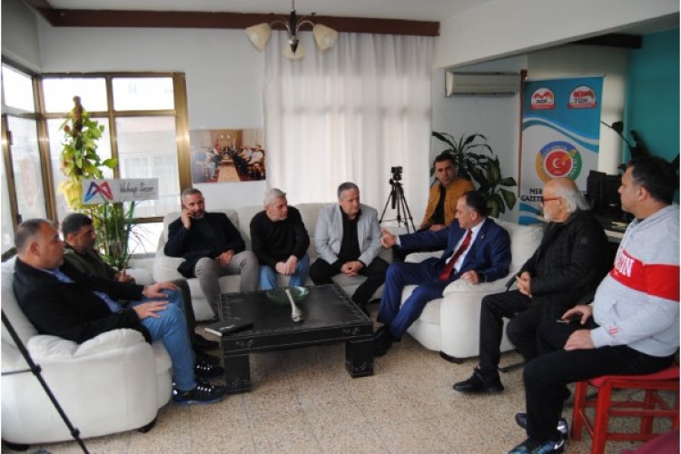 CHP Erdemli Belediye Başkanı adayı Mavi, MEİGDER'i ziyaret etti