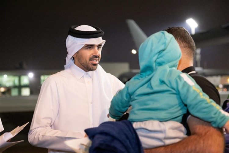 21'inci yaralı Filistinli grubu tedavi için Doha'ya ulaştırıldı