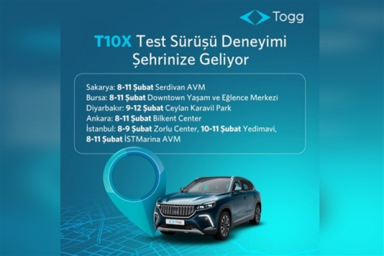 Togg T10X test günleri başladı
