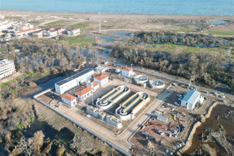 Karacabey Yeniköy Atık Su Arıtma Tesisi inşaatı devam ediyor