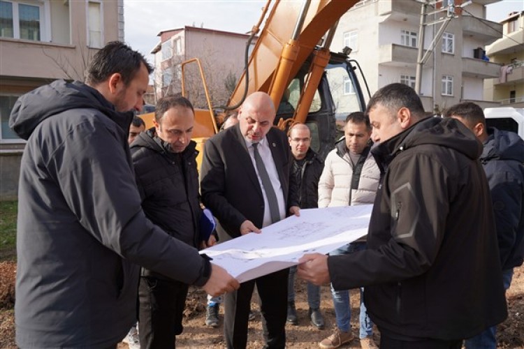 Muradiye Mahallesi Aile Sağlık Merkezi ve 112 Noktası inşaatı devam ediyor