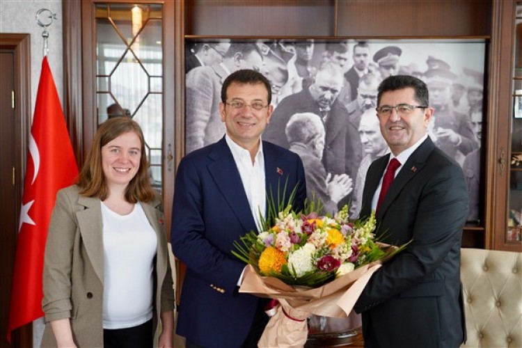 İmamoğlu'ndan Çekmeköy Belediye Başkanı Çerkez'e tebrik ziyareti