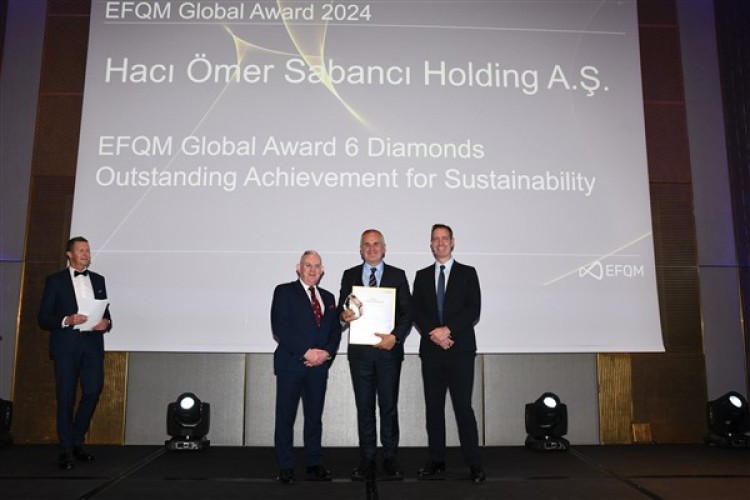 Türk sanayisini kalite ile tanıştıran Sabancı, 2024 Küresel EFQM Ödülü'nün sahibi oldu
