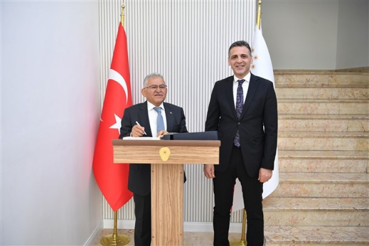 Başkan Büyükkılıç'tan İl Emniyet Müdürü Aydın'a ziyaret