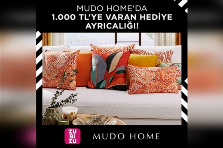 ZUBİZU üyelerine Mudo Home'da ayrıcalıklı alışveriş fırsatı