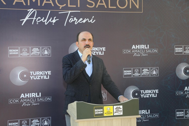 Konya'da Ahırlı Çok Amaçlı Salon'un açılışı yapıldı