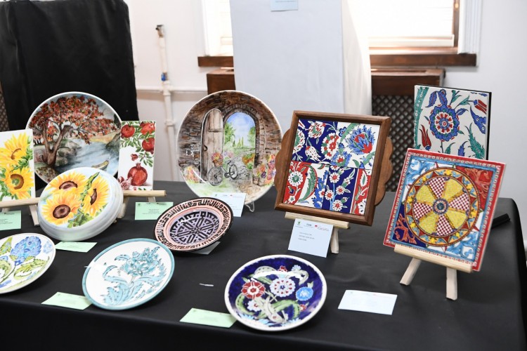 Mamak'ta "Geleneksel Türk El Sanatları Sergisi" açıldı