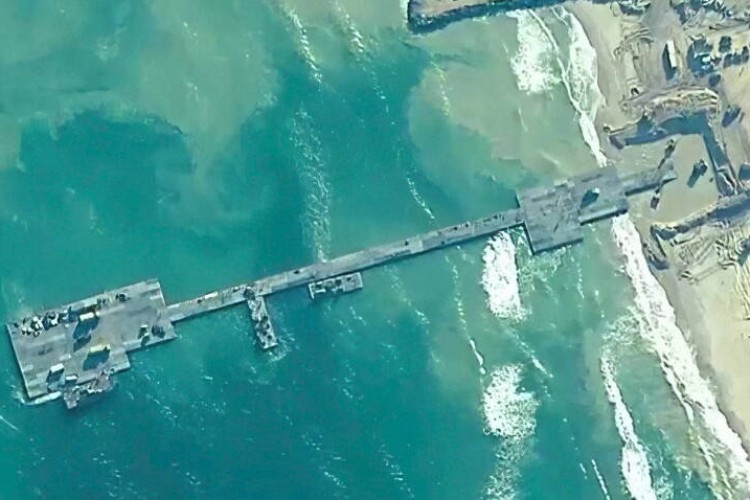 Gazze'nin yüzen yardım iskelesi sadece 12 gün kullanılabildi