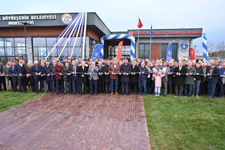 ''Bursa Muhtar Evi'', düzenlenen törenle hizmete açıldı