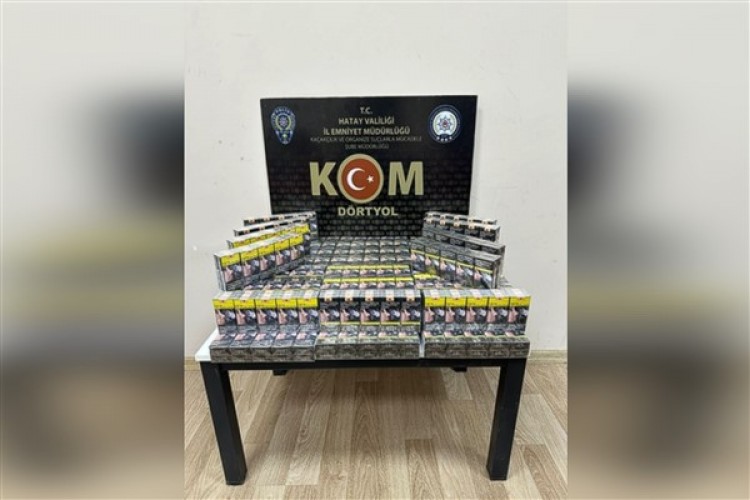 Hatay'da 680 paket gümrük kaçağı sigara ele geçirildi
