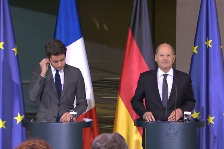 Scholz:"Fransa ile Ukrayna'yı Rus saldırısına karşı destekliyoruz"