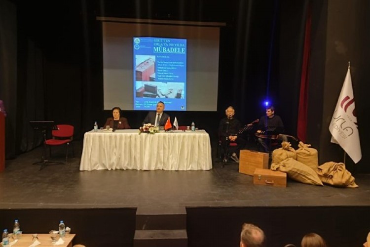 Urla'da "Girit'ten Urla'ya Yüzyılda Mübadele" etkinliği düzenlendi