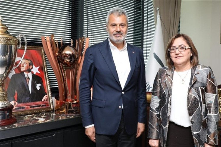 Gaziantep Büyükşehir Belediye Başkanı Şahin'den Başkan Öntürk'e ziyaret