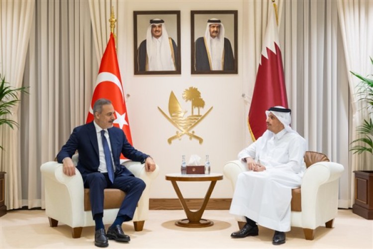 Dışişleri Bakanı Fidan, Katarlı mevkidaşı Al Sani ile bir araya geldi