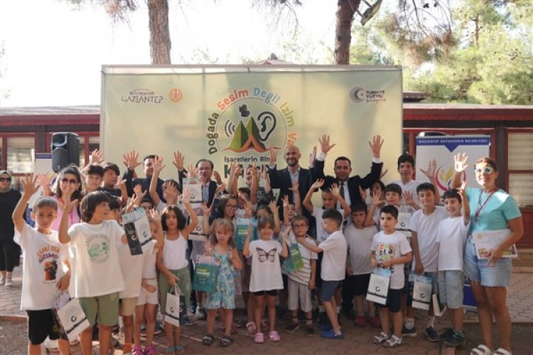 Gaziantep'te işitme engelliler için kamp düzenlendi
