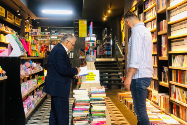 Başkan Büyükkılıç'tan esnaf ziyareti