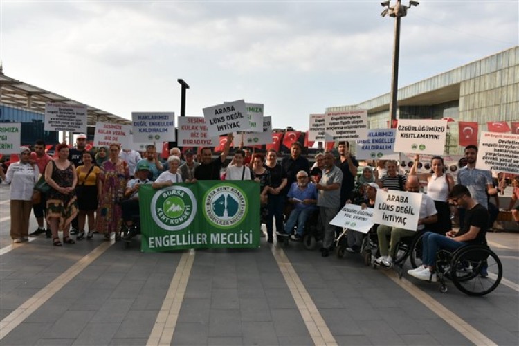 Bursa Kent Konseyi Engelliler Meclisi'nden 'ÖTV' çağrısı