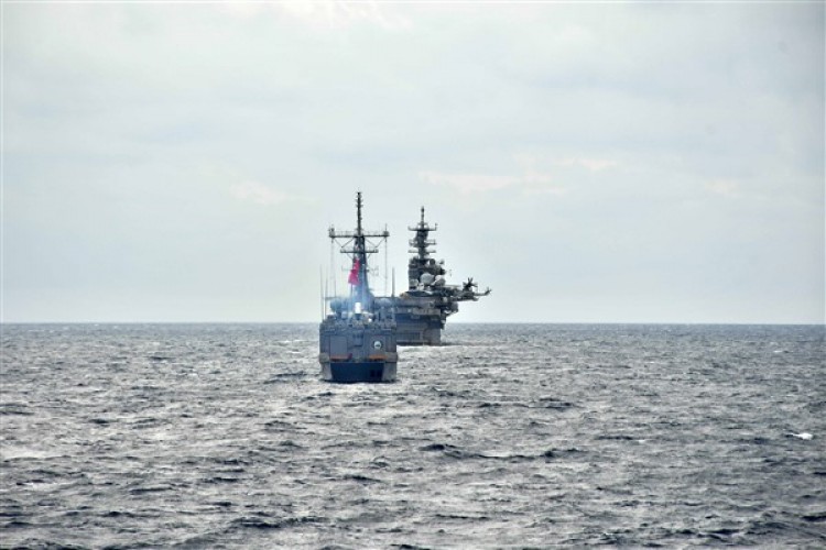 TCG Gelibolu ve TCG Göksu Fırkateynleri, Doğu Akdeniz'de geçiş eğitimleri yaptı