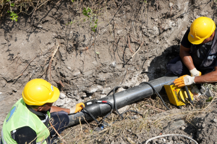 Büyükşehir, Savaştepe'de içme suyu çalışmalarına devam ediyor