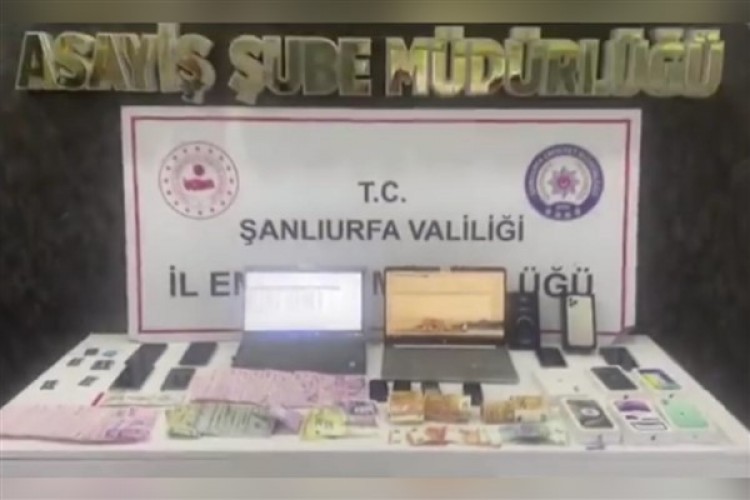 Şanlıurfa'da dolandırıcılık operasyonu