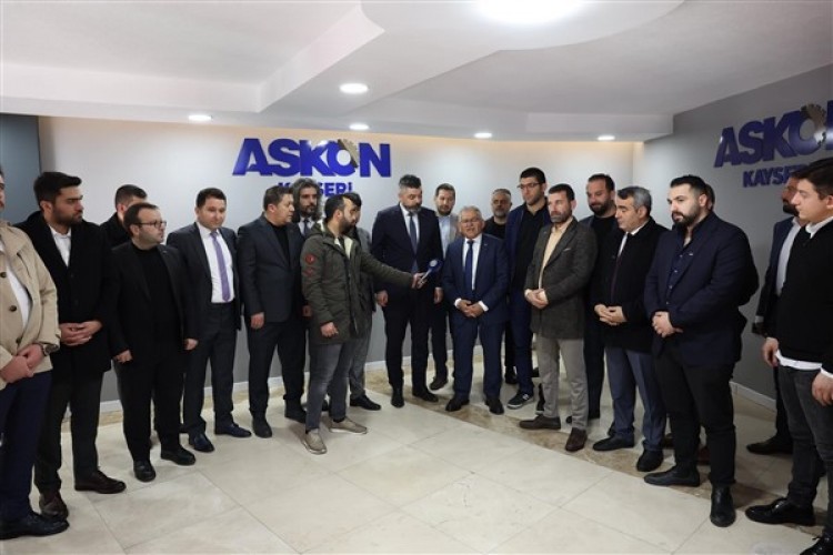 Başkan Büyükkılıç, ASKON'un misafiri oldu