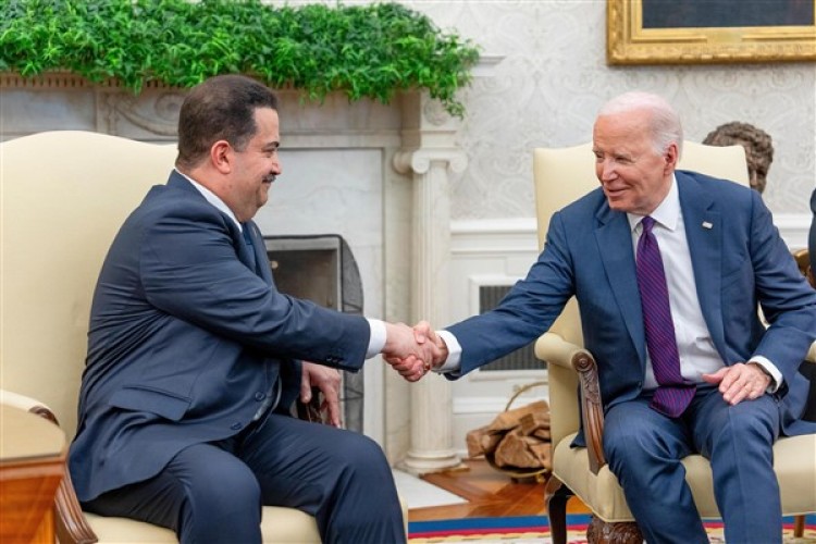 ABD Başkanı Biden, Irak Başbakanı Sudani ile bir araya geldi