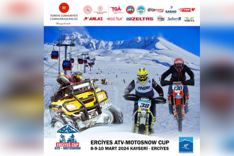 Dünya Kar Motosikleti Şampiyonası Kayseri'de olacak