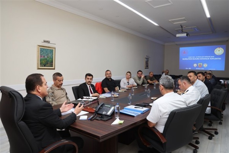 Muğla'da huzur ve güvenlik toplantısı yapıldı