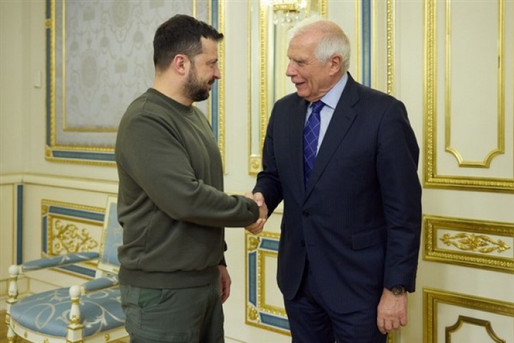 Zelenski, AB Dış İlişkiler ve Güvenlik Politikası Yüksek Temsilcisi ile buluştu