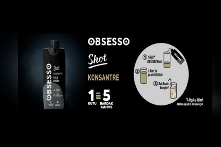 OBSESSO'dan yine yeni bir ilk: Shot Konsantre Cold Brew