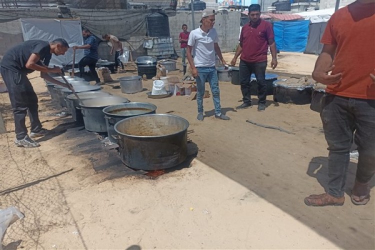 Türk Kızılay Gazze'de 10 bin kişi kapasiteli aşeviyle yeniden hizmet vermeye başladı